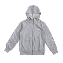 画像をギャラリービューアに読み込む, FILA KIDS ジップパーカー 130cm～160cm フード 子供 子ども 長袖 薄手 130 140 150 160 ジップアップ (送料無料) (在庫限り)

