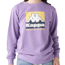 画像をギャラリービューアに読み込む, レディース スウェット トレーナー 裏毛 Kappa カッパ トップス M L LL 秋冬 春 スエット スポーツウェア 長袖 運動 暖かい 伸縮性 紫外線
