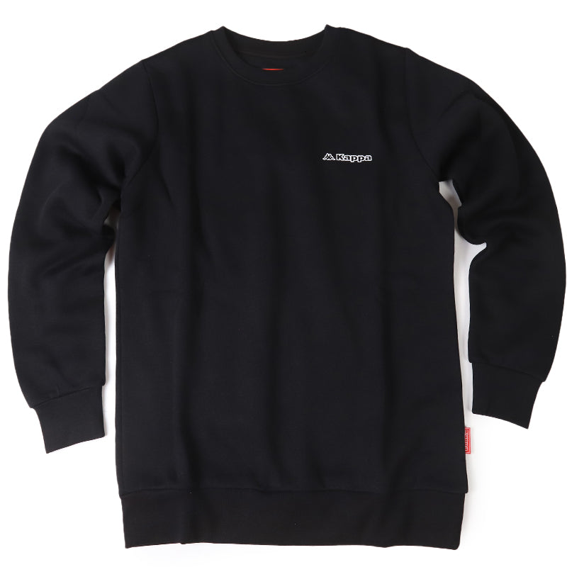 Kappa クルーネック スウェット TC裏起毛 あったか 暖かい M L LL 男性 男子 長袖 スウェット トレーナー スポーツウェア トップス 運動 秋冬