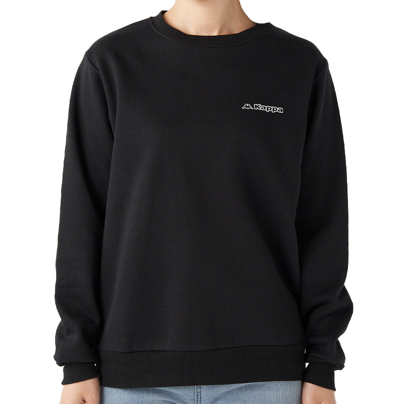 レディース スウェット トレーナー 裏起毛 Kappa カッパ トップス M L LL 秋冬 スエット スポーツウェア 長袖 運動 暖かい あったか 紫外線