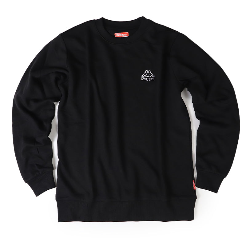 Kappa クルーネック スウェット 裏毛 カッパ トップス M L LL 男性 男子 長袖 スウェット トレーナー スポーツウェア トップス 運動 秋冬 春 暖かい 紫外線