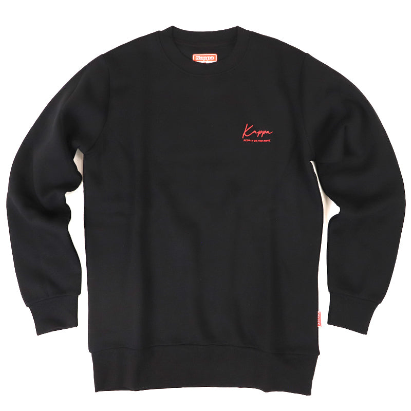 Kappa クルーネック スウェット TC裏起毛 あったか 暖かい M L LL 男性 男子 長袖 スウェット トレーナー スポーツウェア トップス 運動 秋冬