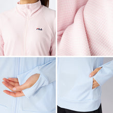 画像をギャラリービューアに読み込む, FILA UVウェア レディース ラッシュガード UVカット パーカー 水陸両用 指穴付き 長袖 UV対策 日焼け対策 ラッシュパーカー フード付き M L LL スポーツウェア 夏パーカー 羽織り 海 プール アウトドア フィットネス ママコーデ 紫外線対策
