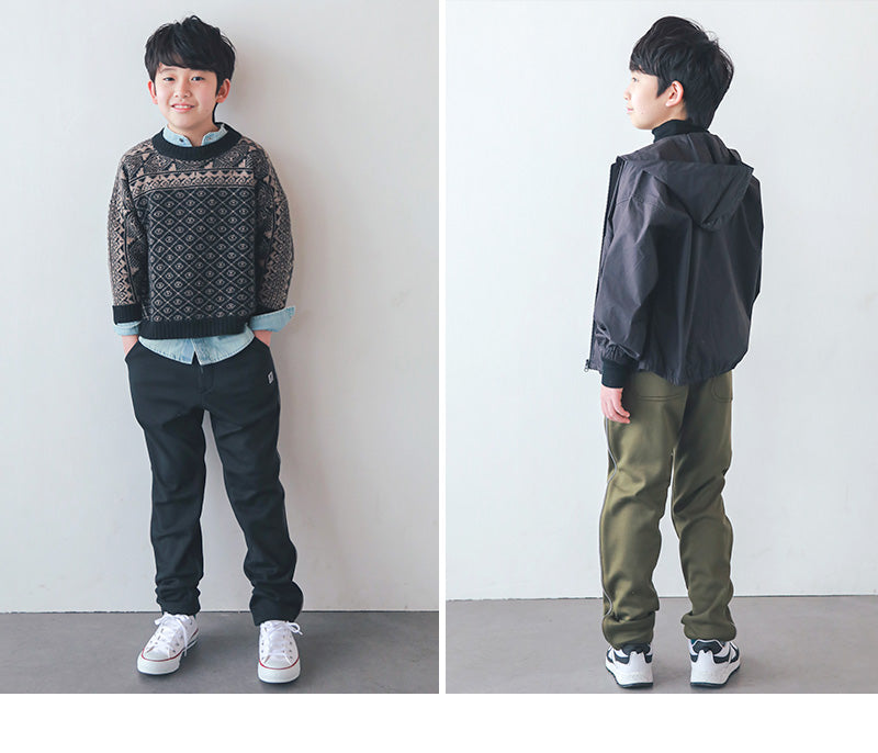 男の子 シャギーパンツ 裏起毛 長ズボン ロングパンツ ボトムス 140