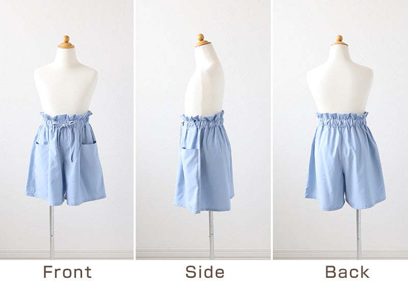 女の子 ショートパンツ キュロット ガウチョパンツ キッズ 子供服 夏