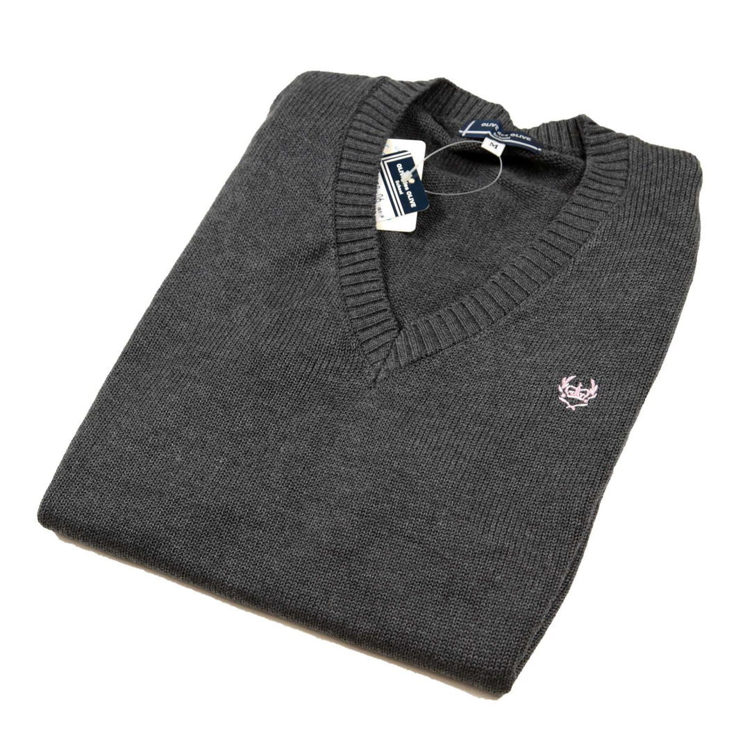 OLIVE des OLIVE コットンニット ベスト S～L (OLIVE des OLIVE ベスト 学生 女子 スクール 冬用 毛玉防止 型崩れ防止)(送料無料) (在庫限り)