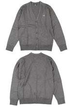 画像をギャラリービューアに読み込む, スクールカーディガン 女子 ウール 制服 ニット S～L OLIVE des OLIVE カーディガン 学生 女の子 女子高校生 スクール 冬 防寒 ワンポイント (送料無料) (在庫限り)
