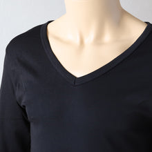 画像をギャラリービューアに読み込む, メンズ インナー 長袖 長袖シャツ 発熱 Vネック M～LL (男 紳士 男性 V首 防寒 肌着 下着 トップス 保温 吸湿発熱 静電気防止 吸汗速乾 M L LL) (紳士肌着) (在庫限り)
