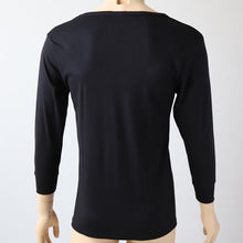 画像をギャラリービューアに読み込む, HEATZONE　紳士ソフトサーモ　長袖丸首シャツ M～LL (男 紳士 男性 クルーネック 防寒 肌着 下着 トップス 保温 吸湿発熱 静電気防止 吸汗速乾 M L LL) (在庫限り)
