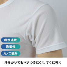画像をギャラリービューアに読み込む, BVD インナー 半袖 メンズ tシャツ カノコ メッシュ 丸首 2枚組 M～LL bvd インナーシャツ 肌着 下着 クルーネック 春夏 ホワイト 白 M L LL
