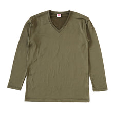画像をギャラリービューアに読み込む, BVD 瞬暖 tシャツ vネック 長袖 M～LL v首 冬 防寒 保温 裏起毛 あったか 暖かい 下着 インナー シャツ 静電気防止 厚手 ビジネス アウトドア プレゼント ギフト
