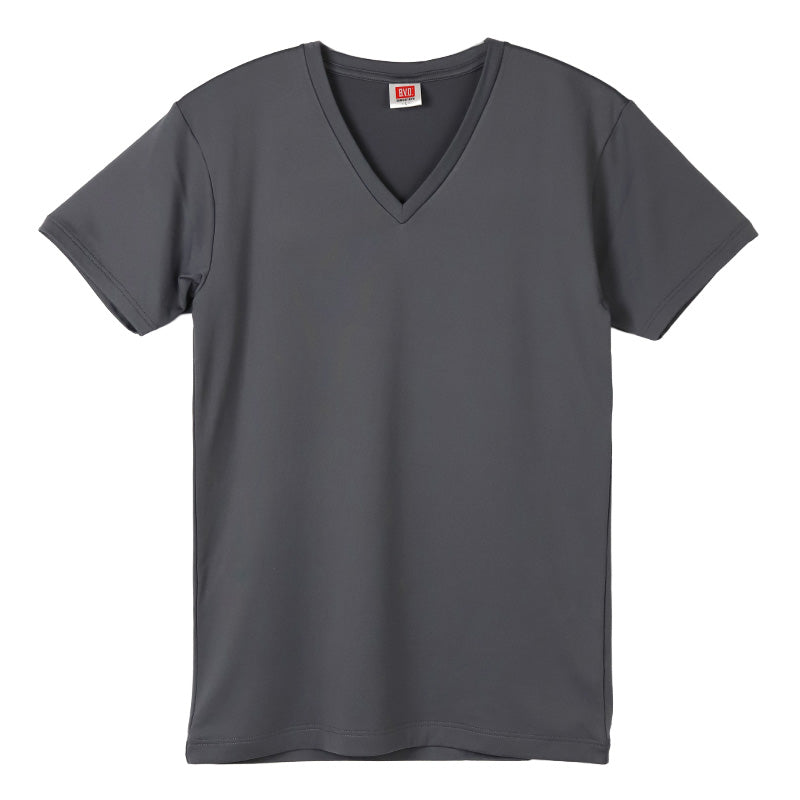 BVD 瞬暖 tシャツ vネック 半袖 メンズ 裏起毛 M L LL B.V.D. v首 冬 防寒 保温 防寒 あったか 暖かい 下着 インナー シャツ 静電気防止 厚手 ストレッチ フィット 秋冬 秋 冬 暖インナー プレゼント ギフト