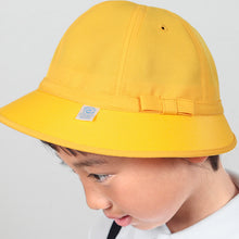 画像をギャラリービューアに読み込む, 小学生女子用 メトロ帽子 S～LL (キッズ 通学帽 黄色)
