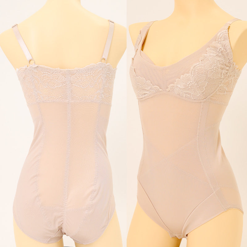 TREAT 補正下着ベージュショートビスチェ F70 The treat dressingショートビスチェブライダルインナーE70