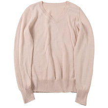 画像をギャラリービューアに読み込む, オフィス vネック ニット 洗える レディース セーター スーツ 無地 シンプル S M L LL 3L Vネック V首 ウール 長袖 秋冬 洗濯機 仕事 制服 ビジネス ブレザー シンプル 黒 紺 グレー 白 大きいサイズ 30代 40代 防寒 秋 冬 暖かい
