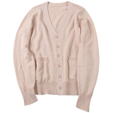画像をギャラリービューアに読み込む, スクールカーディガン 女子 高校生 ウール 暖かい 洗える S～3L ゆったり 制服 冬 ニット 洗える スクール カーディガン 学生 黒 グレー ベージュ 中学生 小学生 大きいサイズ S M L LL 3L
