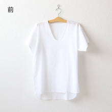 画像をギャラリービューアに読み込む, クレープ肌着 メンズ 半袖 tシャツ 綿100% 2枚組 M～LL 下着 インナー 夏 涼しい 吸汗速乾 男性 紳士 コットン Uネック U首 M L LL (在庫限り)
