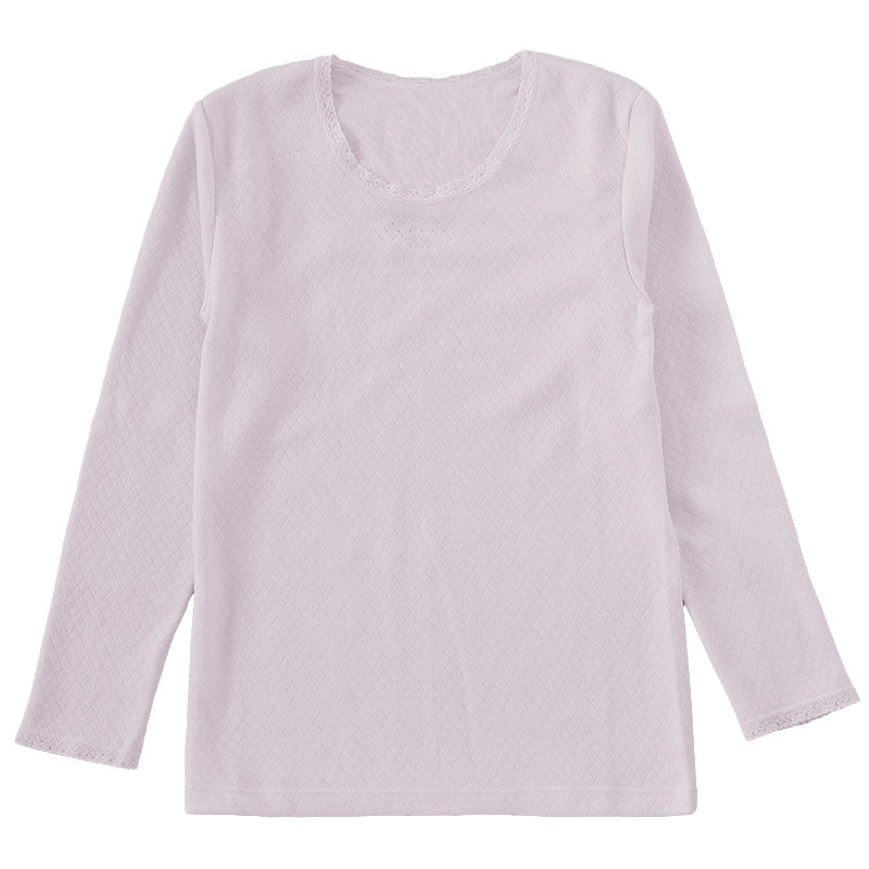 婦人 8分袖 インナー スリーマー スリーマ 長袖 肌着 キルト肌着 肩当 肘当 M～LL 当て布付き 当布 婦人肌着 レディース シャツ 下着 肌着 暖かい あったか 防寒 冬