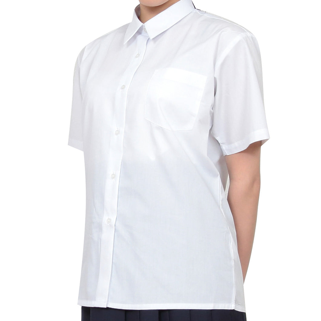 学生服 シャツ 女子 カッターシャツ 半袖 150cmA～175cmB (スクールシャツ 中学生 小学生 高校生 学生 制服 150 160 170 175)