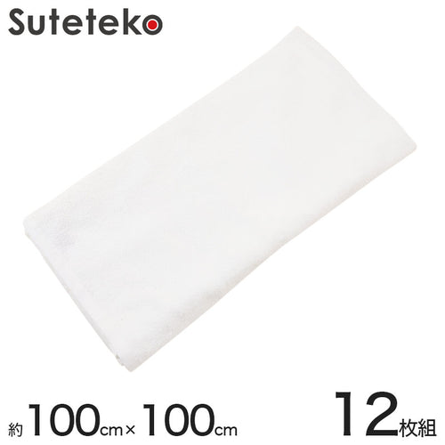 800匁 風呂敷タオル 12枚組 約100×100cm (バスタオル まとめ買い 風呂敷 タオル) (送料無料) (在庫限り)