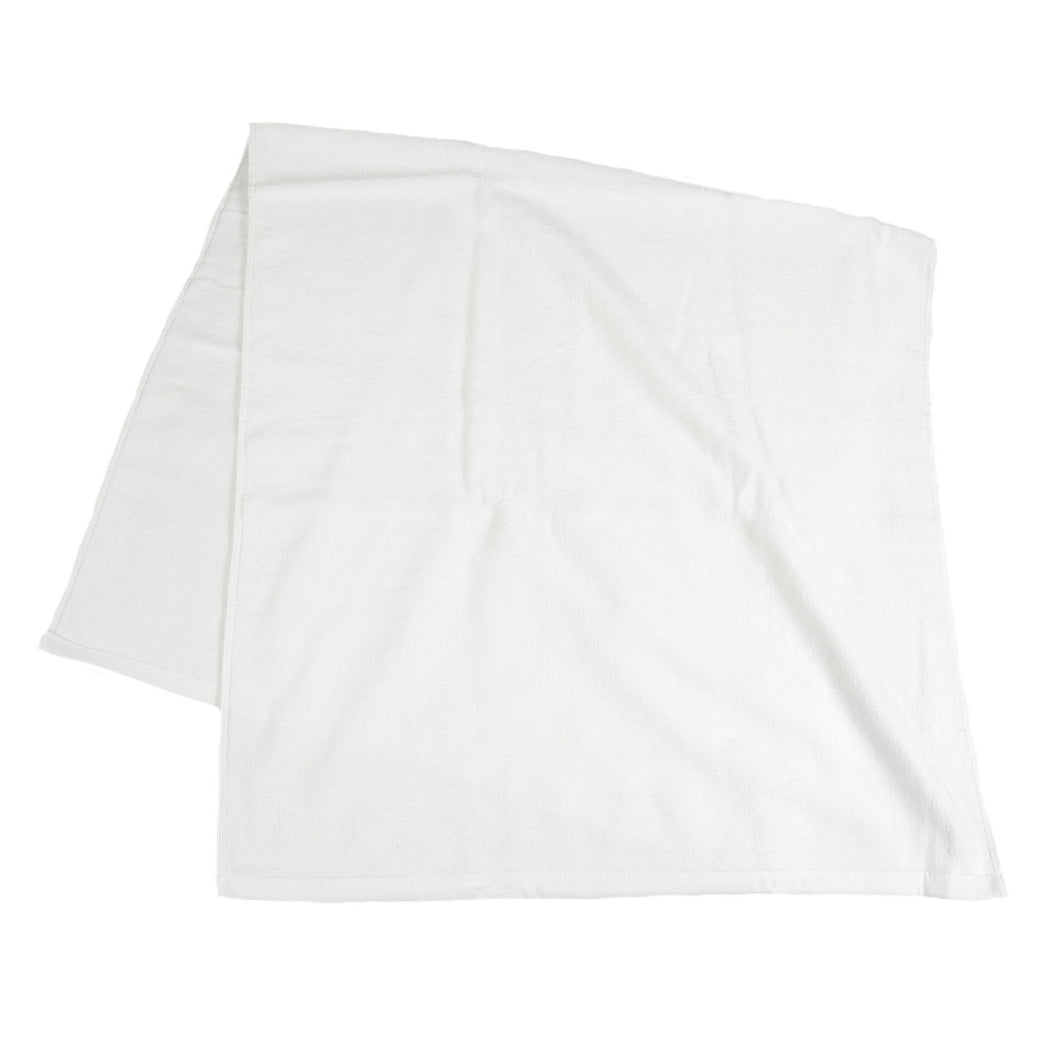 1600匁 白バスタオル 12枚組 約65×140cm (バスタオル やわらか 綿100％ まとめ買い) (送料無料) (在庫限り)