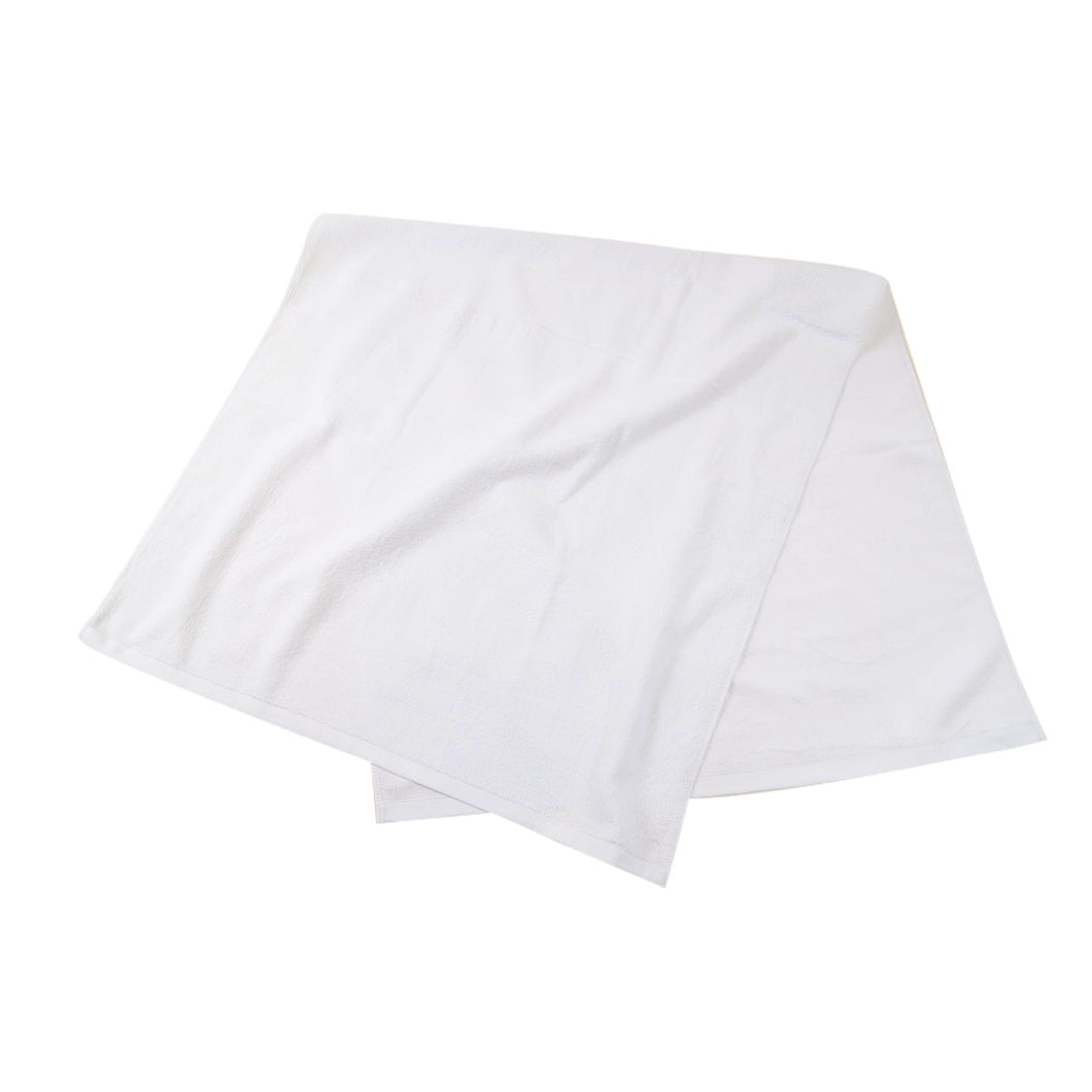 1400匁 白バスタオル 12枚組 約70×140cm (バスタオル やわらか 綿100％ まとめ買い) (送料無料) (在庫限り)