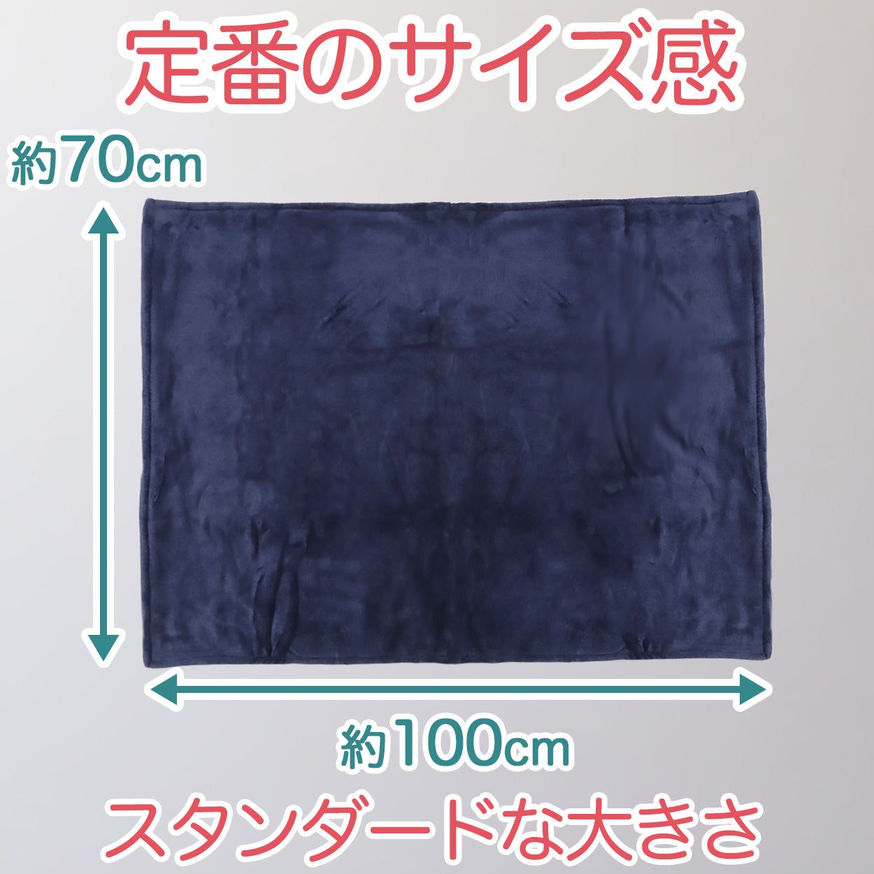 ひざ掛け 無地 ポリエステル フランネル 保温性 オフィス 学校用 防寒