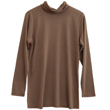画像をギャラリービューアに読み込む, シルク タートルネック 長袖 シャツ カットソー レディース シルク100％ M～LL ハイネック レディース 絹 プルオーバー インナー 長袖シャツ ニットインナー とっくり 肌に優しい 快適 柔らかい 蒸れにくい あったか 保温 防寒 温活 (送料無料) (在庫限り)
