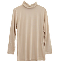 画像をギャラリービューアに読み込む, シルク タートルネック 長袖 シャツ カットソー レディース シルク100％ M～LL ハイネック レディース 絹 プルオーバー インナー 長袖シャツ ニットインナー とっくり 肌に優しい 快適 柔らかい 蒸れにくい あったか 保温 防寒 温活 (送料無料) (在庫限り)
