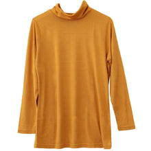 画像をギャラリービューアに読み込む, シルク タートルネック 長袖 シャツ カットソー レディース シルク100％ M～LL ハイネック レディース 絹 プルオーバー インナー 長袖シャツ ニットインナー とっくり 肌に優しい 快適 柔らかい 蒸れにくい あったか 保温 防寒 温活 (送料無料) (在庫限り)
