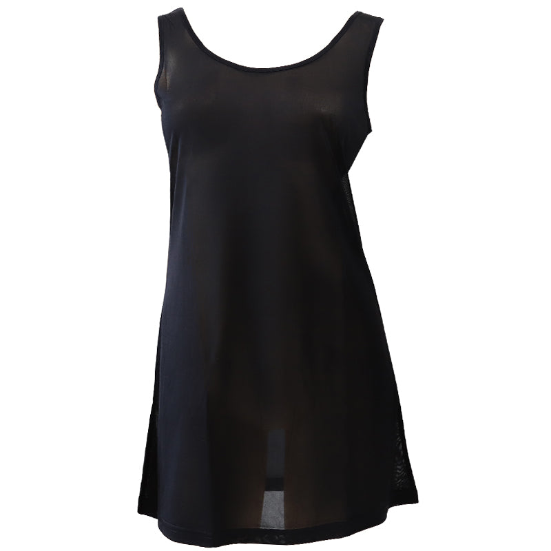 シルク スリップ タンクトップ ショート丈 75cm シルク100% 下着