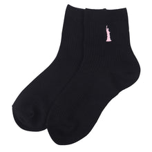 画像をギャラリービューアに読み込む, スクールソックス レディース 靴下 2足組 13cm丈 23 - 25cm 女子 ワンポイント くつ下 くつした ソックス 綿混 コットン 学生 通学 制服 小学生 中学生 高校生 イーストボーイ EAST BOY
