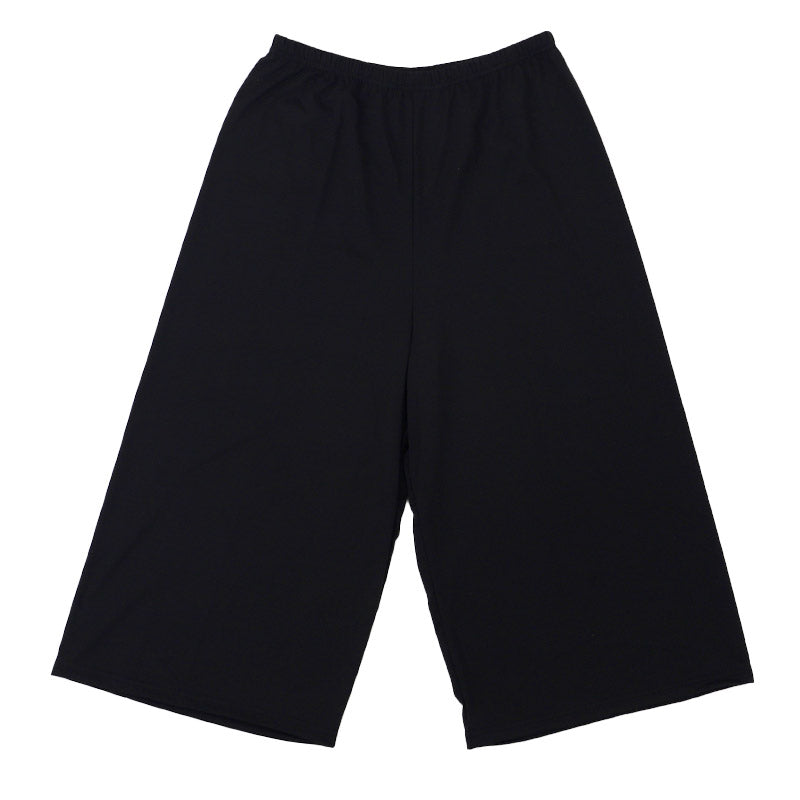 ルームパンツ レディース 夏 ステテコ ワイドパンツ 8分丈 ボトム M-L L-LL 部屋着 ズボン ルームウェア パジャマ リラックス 婦人 女性 シャレテコ すててこ