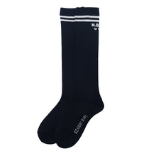 画像をギャラリービューアに読み込む, ハイソックス 女の子 靴下 キッズ ジュニア かわいい 19 - 24cm 子供 ソックス 柄 可愛い 黒 紺 ガールズ くつ下 子ども くつした 通学 女子 子ども こども 快適
