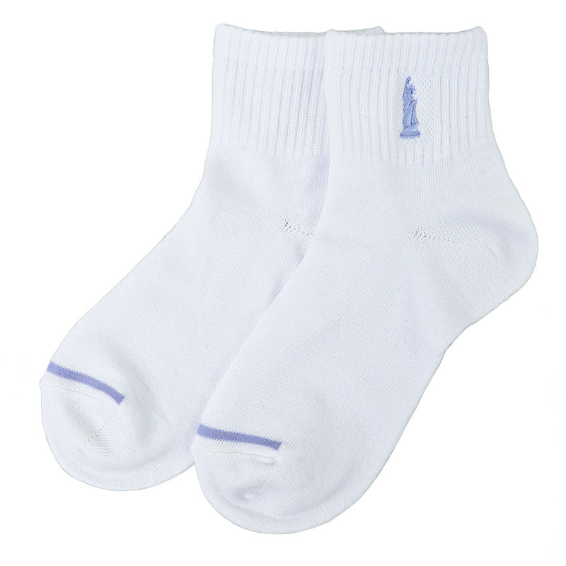 靴下 キッズ 子供 ソックス スポーツ 19 - 24cm くつ下 くつした 綿混 コットン 学生 制服 女子 小学生 中学生 高校生 EAST BOY イーストボーイ