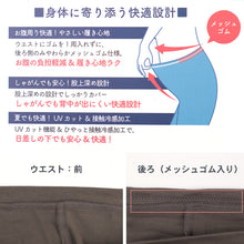 画像をギャラリービューアに読み込む, レディース レギンス 綿混 10分丈 uvカット 接触冷感 夏 M-L L-LL JM-L 涼しい ひんやり 涼感 UV 紫外線対策 コットン 伸縮性 日焼け防止 UVケア 股上深め
