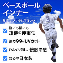 画像をギャラリービューアに読み込む, 日本製 キッズ スポーツ UV スリーブレス ハイネック シャツ 130cm～170cm  スポーツインナー 子供 uvカット ジュニア 男の子 女の子 
