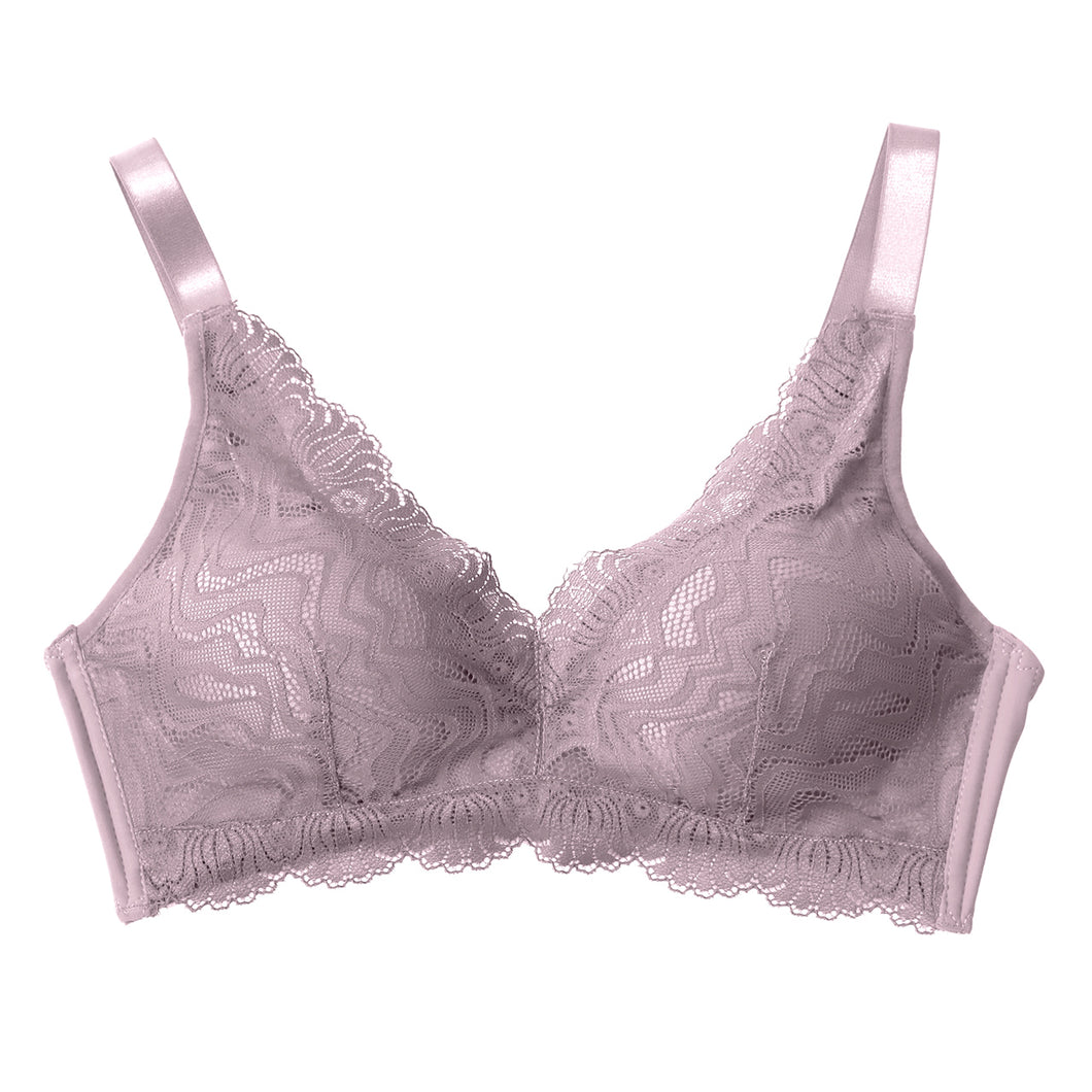 ブラジャー 脇高 ノンワイヤー ノンワイヤーブラ レース くすみカラー M～3L レディース 女性 下着 かわいい 脇肉 ワイヤレス ワイヤーなし 単品 婦人 インナー 締め付けない 楽 ラク フィット ソフトブラ