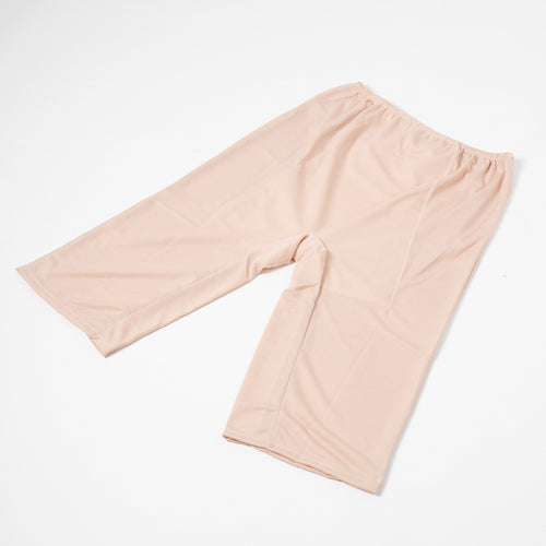 ペチパンツ サニタリー 防水布つき 透け防止 7分丈 防水 蒸れない メッシュ 通気性 スカートの下に重ねて安心 ブラック 黒 ベージュ サラサラ 透けない 生理 スカート ズボンの下 M L LL (在庫限り)