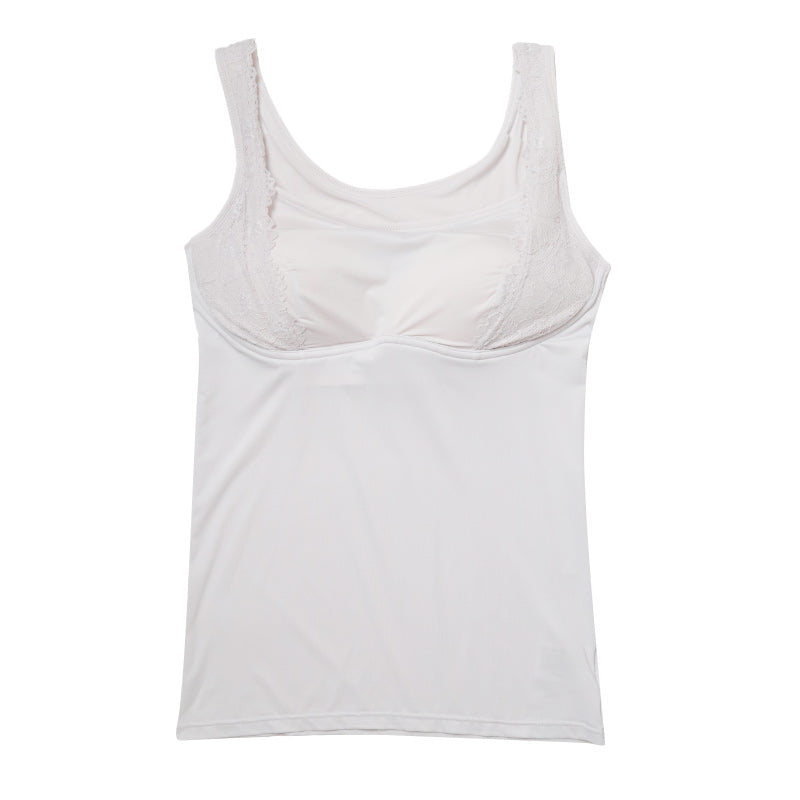 タンクトップ カップ付き インナー ブラトップ レディース カップ付きタンクトップ 肌着 M L LL カップ付きインナー カップ付 タンク 婦人 下着 女性 バストアップ リフトアップ 補整 補正