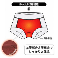 画像をギャラリービューアに読み込む, ショーツ レディース 裏起毛 1分丈 お腹当て付き あったか 保温 ストレッチ M L LL  冬 防寒 インナー パンツ お腹すっぽり 暖かい 下着 女性 婦人 肌着 冬用 秋冬 寒さ対策 ホカロン プリントショーツ ポリエステル 伸縮性 フィット 1枚ばき
