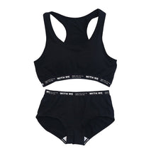 画像をギャラリービューアに読み込む, ジュニアブラ ショーツ 上下セット ハーフトップ 子供 下着 女の子 140cm 150cm 160cm 165cm スポブラ 小学生 キッズ ジュニア インナー 中学生 女子 ブラジャー 肌着 スポーツブラ スポーツショーツ 運動 部活 体育
