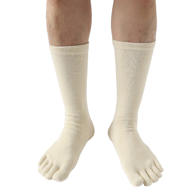 ヘンプ 麻 靴下 5本指 ソックス メンズ レギュラー丈 日本製 24-27cm 奈良 通気性 丈夫 涼しい 蒸れない  吸湿性 防臭 さらさら サラサラ ユニセックス レディース アウトドア 24cm 25cm 26cm 27cm (在庫限り)