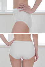 画像をギャラリービューアに読み込む, 綿 ショーツ 締め付けない 深ばき 5枚組 M～LL (レディース インナー パンツ 深め お腹 すっぽり コットン 下着 肌着 日本製)
