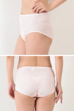 画像をギャラリービューアに読み込む, 綿 ショーツ しめつけない 深ばき 5枚組 M～LL (レディース インナー パンツ 深め お腹 すっぽり コットン 下着 肌着 日本製)
