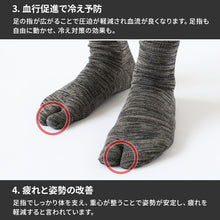 画像をギャラリービューアに読み込む, 足袋ソックス　メンズ　男性　ショート丈　日本製 24-27cm・27-30cm 着物 旅館 ランニング 丈夫 抗菌防臭 足袋靴下 タビ 履き口 ゆったり 登山 ジョギング ウォーキング 24cm 25cm 26cm 27cm 28cm 29cm 30cm (在庫限り)
