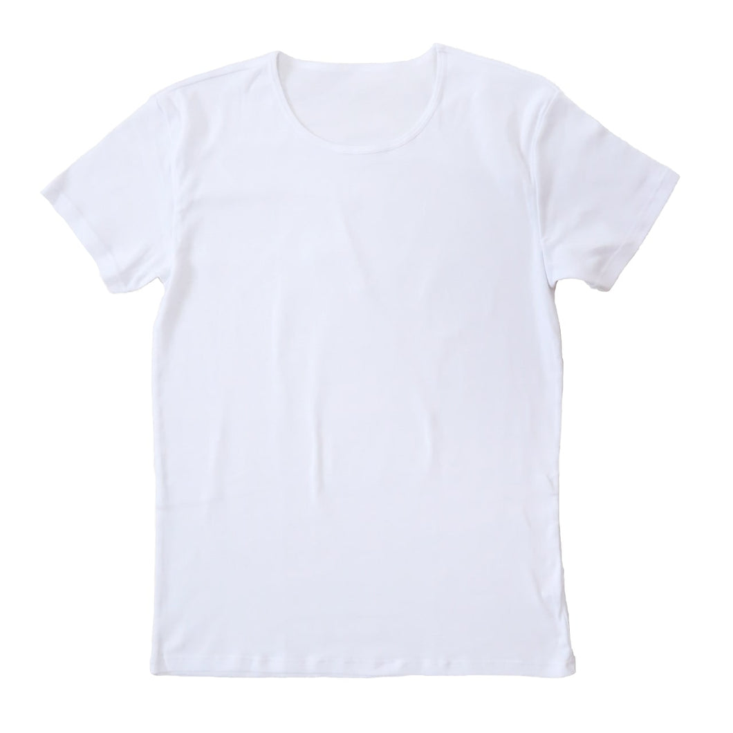 メンズ 綿100% インナー tシャツ 半袖 クルーネック 大きいサイズ 3L・4L 下着 男性 紳士 肌着 インナーシャツ 丸首 薄手 抗菌 防臭 3l 4l 白 黒 グレー