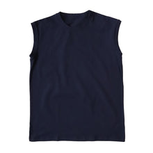 画像をギャラリービューアに読み込む, ノースリーブ メンズ インナー tシャツ 綿 スリーブレス クルーネック サーフシャツ S～LL インナーシャツ トップス 肌着 下着 男性 紳士 S M L LL 無地 シンプル コットン ストレッチ

