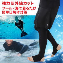画像をギャラリービューアに読み込む, ラッシュガード トレンカ メンズ uvカット ラッシュトレンカ 水着 S～4L 紫外線対策 スポーツ インナー 大きいサイズ 水陸両用 スイムトレンカ 男性 黒
