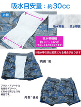 画像をギャラリービューアに読み込む, 尿漏れパンツ 男性用 ちょい漏れ トランクス 尿漏れ メンズ 失禁パンツ 軽失禁 布帛 M～LL 失禁 紳士 布帛トランクス 排尿後尿滴下 総柄 綿混
